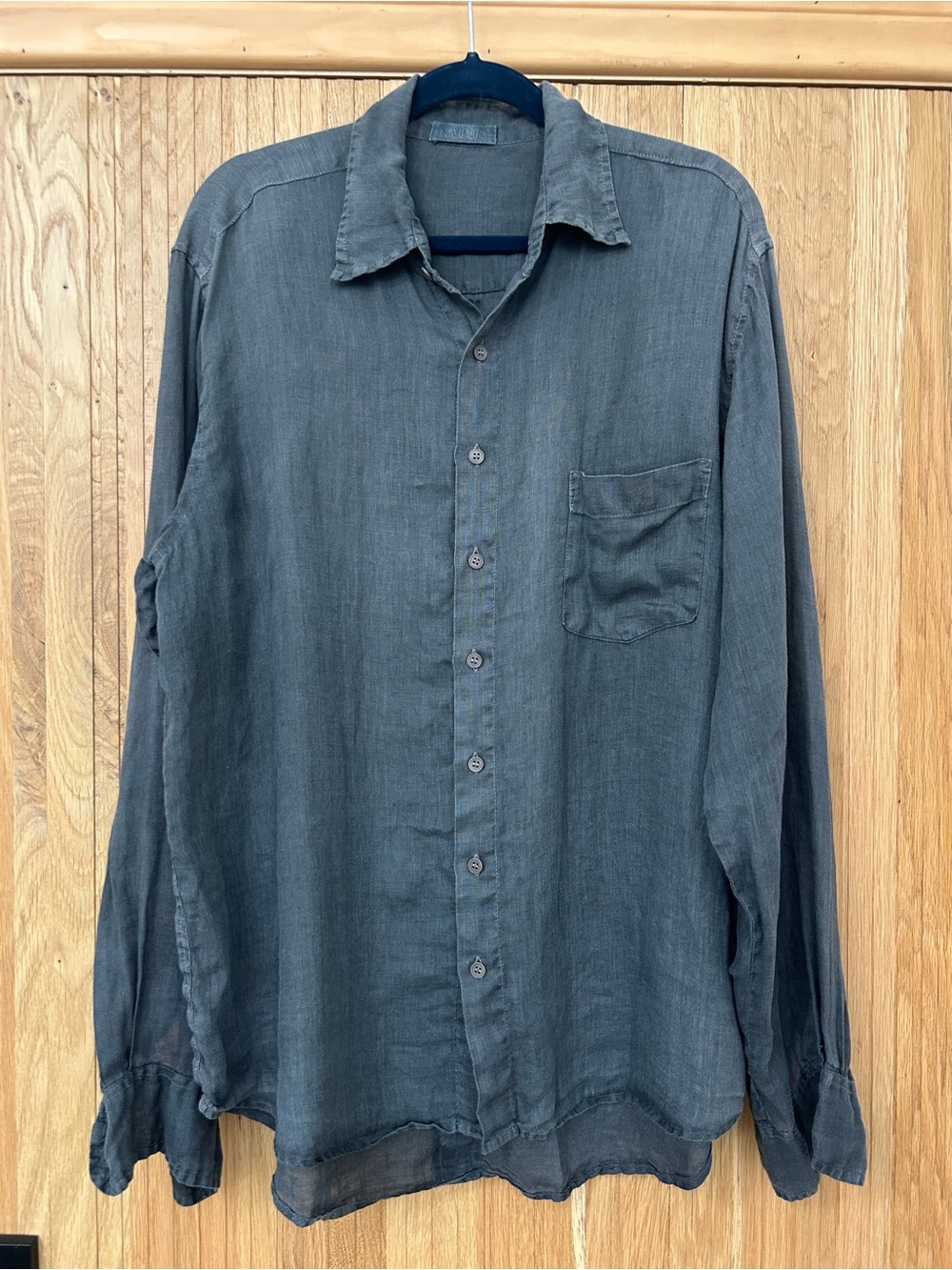 CP Shades Charcoal Gray Lightweight Button-Down